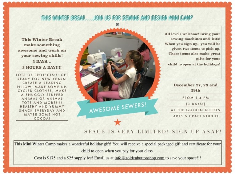 winter break camp info